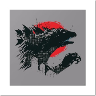 GODZILLA T-SHIRT Posters and Art